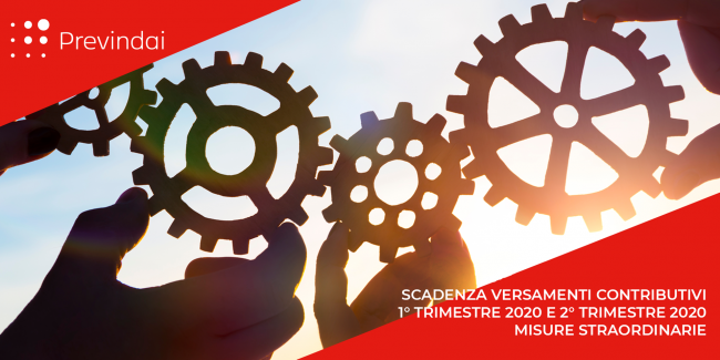 scadenza versamenti contributivi 1° trimestre 2020 e 2° trimestre 2020 – misure straordinarie scadenza versamenti contributivi 1° trimestre 2020 e 2° trimestre 2020 - misure straordinarie