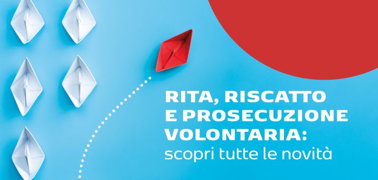 RITA RISCATTO E PROSECUZIONE VOLONTARIA scopri tutte le novita RITA RISCATTO E PROSECUZIONE VOLONTARIA scopri tutte le novita