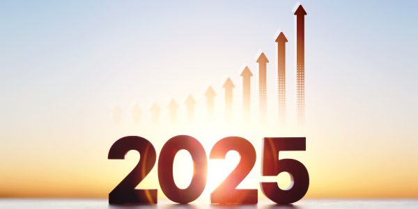 Rising,Arrow,Graph,And,Rising,Sun,2025,New,Year,Sunrise,